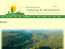 Tablet Screenshot of camping-muhlenbach.com